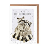 Wrendale 'Partners in Crime' Racoon Anniversary Card