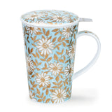 Dunoon Aqua Shetland Mug set with Infuser & Lid