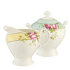 Aynsley Archive Rose Sugar & Creamer set
