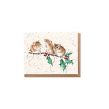 Wrendale 'Christmas Mice' mouse enclosure card