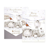 Wrendale Merry Christmas to Ewe' Sheep Christmas Card pack of 8