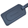 Navy Blue Leather Luggage Tag - Union Jack
