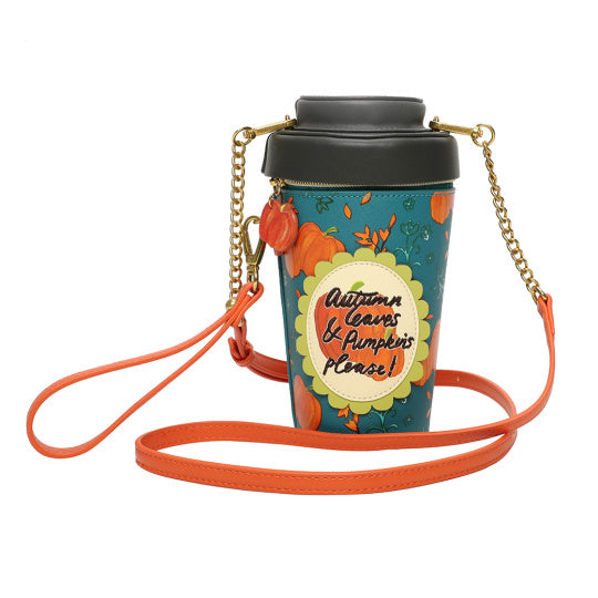 Betsey johnson pumpkin spice latte purse discount