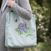 Wrendale Canvas Tote Bag 'Hydrangea' Bee Canvas Bag