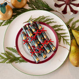 Partridge & Pear Christmas Saucer Crackers -