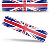 Decal domed Union Jack 4x1 inches