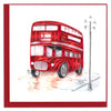 Quilled London Bus Card