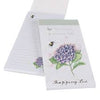 Wrendale Bee and Hydrangea shopping notepad