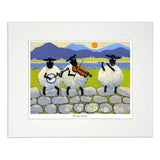 Thomas Joseph Bl-ewe Grass - Sheep Artwork Print