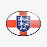England 3 Lions Oval Decal