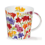 Dunoon Lomond Shape Floral Fiesta Freesia Mug