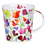 Dunoon Lomond Shape Floral Fiesta Sweet Pea Mug