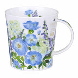Dunoon Lomond Flower Garden Blue Mug