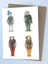 Four Season Sheeps Card