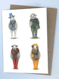 Four Season Sheeps Card