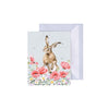 "Field Of Flower" Hare Gift Enclosure Card