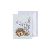 "Love & Hedgehugs" Hedgehog Gift Enclosure Card