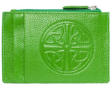 Celtic Leather I.D. Holders with RFID Blocking Technology - Green