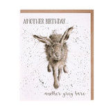 Wrendale 'Little Gray Hare' Hare Birthday Card