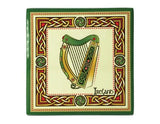 Irish Harp Ceramic Coaster