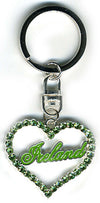 Ireland Heart keyring