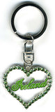 Ireland Heart keyring