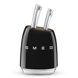 Smeg Black Knife Block Set