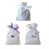White Embroidered Sachet with Lavender 10x15CM