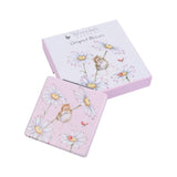 Wrendale 'Oops a Daisy' Mouse Compact Mirror