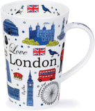Dunoon Shetland Shape Mug - Love London 15.5 fl oz