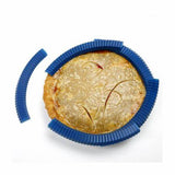 Silicone pie crust shield