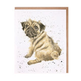 Wrendale 'Pug Love' Pug Card