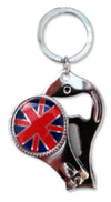 Union Jack Keyring & Nail Clipper