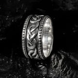 Shanore Jewelry Sterling Sliver Gents Celtic Band