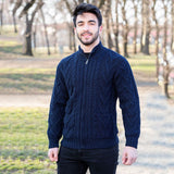 SAOL Mens Zipper Cardigan XXXL