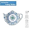 Tea Bag Holder Blue/White