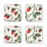 Strawberry Patch Set of 4 Coasters
