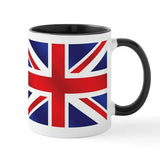 Union Jack Mug with Black interior 11oz