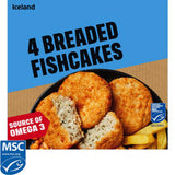 Iceland Breaded Fishcakes 4pk 200g