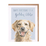Golden Oldie' labrador birthday card