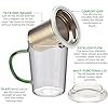 Glass Tea Infuser Mug with Lid