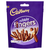 Cadbury Milk Chocolate Nibbly Fingers Pouch 125g