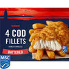 Iceland 4 Battered Cod Fillets 440g