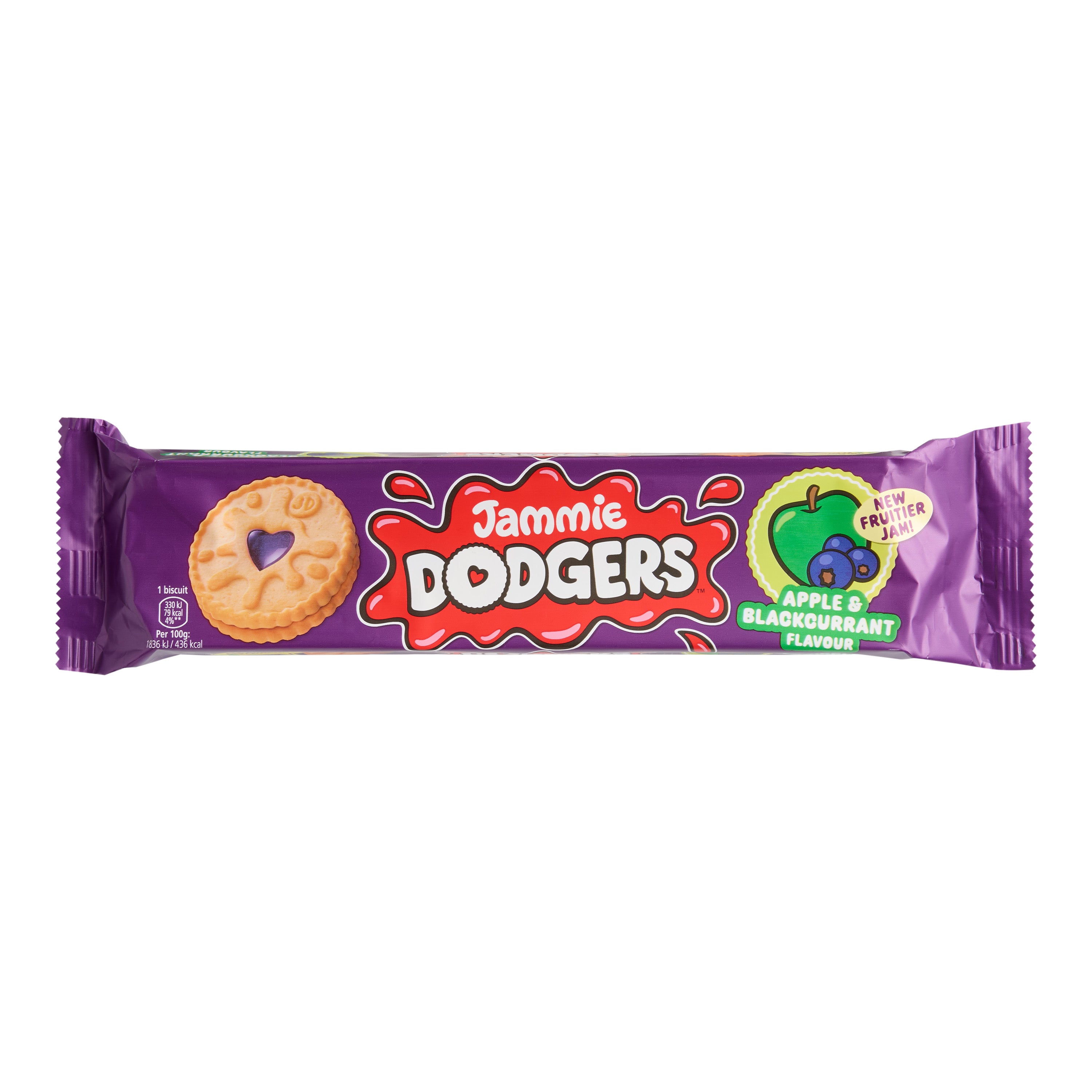 Jammie Dodgers Apple & Blackcurrant Biscuits 140g *** NEW