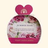 English Rose Signature Heart Guest Soaps 3X20g