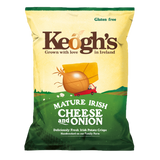 Keogh's Mature Irish Cheese and Onion Crisps 125g