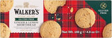 Walker's Gluten Free Ginger Lemon Shortbread 140g