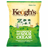 Keogh's Shamrock & Sour Cream Crisps 40g