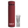 The London Sip Tea Infuser Bottle Red 16oz