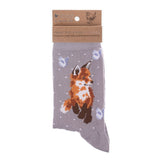 Wrendale Fox Sock Bor to be Wild